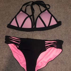 Women’s pink swimsuit
